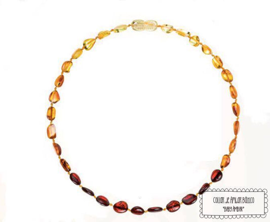 Collar Granito de arroz Degradé, (32 cm)